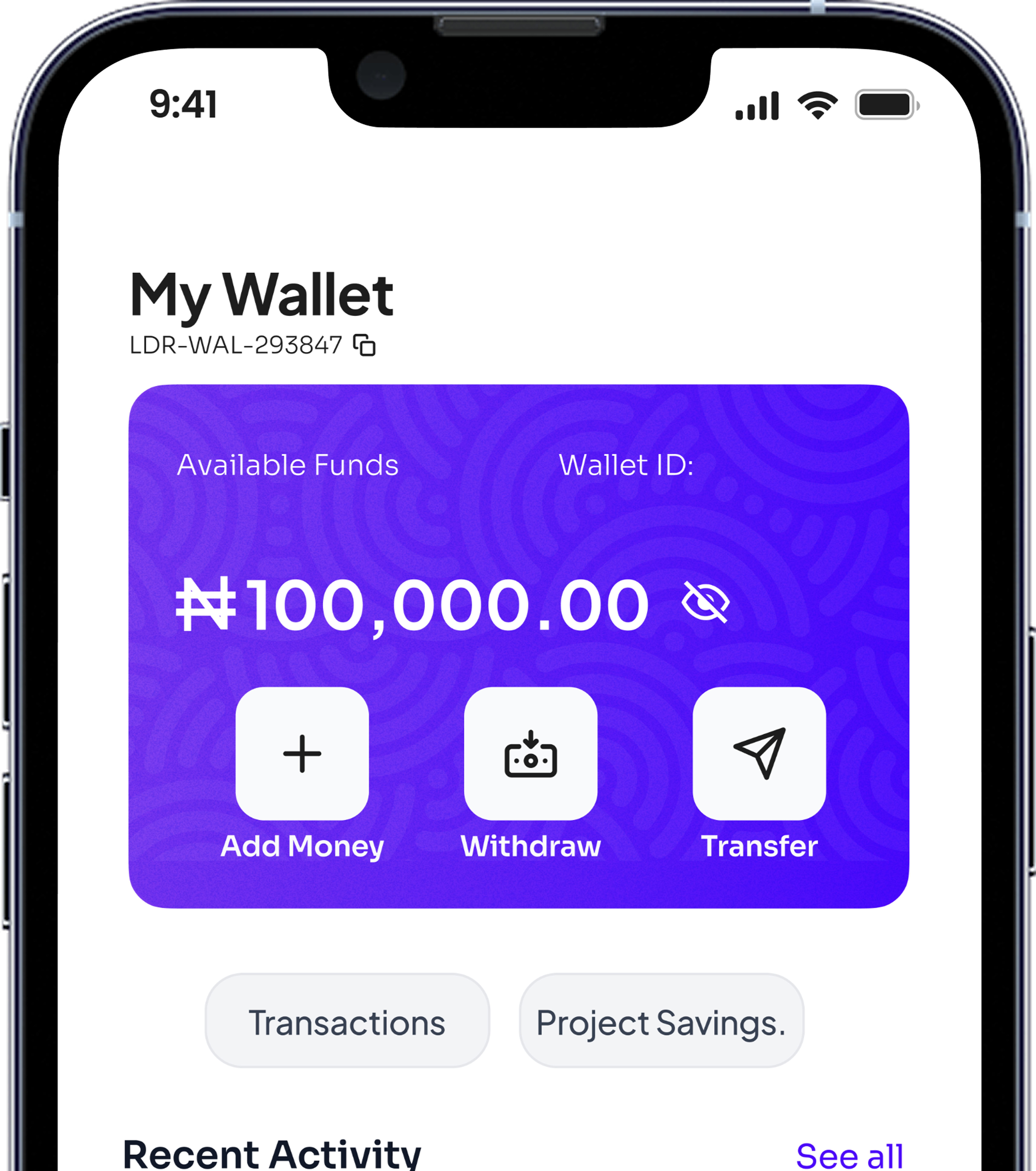 Wallet UI